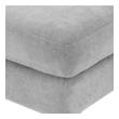 gray tufted bench Tov Furniture Ottomans Grey