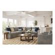 cream leather sofa with chaise Tov Furniture Sectionals Grey