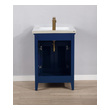 classic bathroom furniture Design Element Bathroom Vanity Blue Transitional