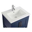 72 inch bathroom vanity without top Design Element Bathroom Vanity Blue Modern