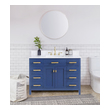 vanity unit set Design Element Bathroom Vanity Blue Modern