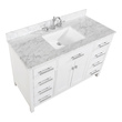 corner vanity units for small bathrooms Design Element Bathroom Vanity White Modern