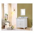 72 bathroom cabinet Direct Vanity White Traditional