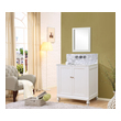 small basin and vanity unit Direct Vanity Espresso Transitional