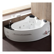 jacuzzi bath for 2 Eago Whirlpool Tub Whirlpool Bathtubs White Modern