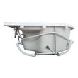 jacuzzi drop in jetted tubs Eago Whirlpool Tub White Modern