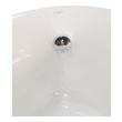tub shower stem Eago Air Bath White Modern