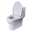 designer toilet bowl Eago Toilet Seat White Modern