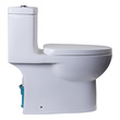 designer toilet bowl Eago Toilet Seat White Modern
