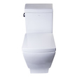 attached bathroom and toilet Eago Toilet White Modern