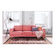 small sectional sofas for small spaces Edloe Finch 3 Seater Sofa Sofas and Loveseat Fabric color: Blush pink velvet Contemporary