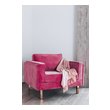 cheap accent chairs for living room Edloe Finch Lounge Chair Chairs Fabric color: Rose pink velvet Midcentury