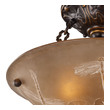 glass flush mount chandelier ELK Lighting Semi Flush Mount Flush Mount Lighting Golden Bronze Traditional
