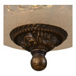 led in light ELK Lighting Semi Flush Mount Golden Bronze Traditional