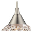ceiling spots ELK Lighting Mini Pendant Satin Nickel Modern / Contemporary