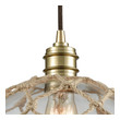 three bulb hanging light ELK Lighting Mini Pendant Satin Brass Transitional
