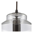 replacement pendant shade ELK Lighting Mini Pendant Oil Rubbed Bronze Modern / Contemporary