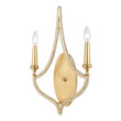 antique brass plug in wall sconce ELK Lighting Sconce Parisian Gold Leaf Traditional