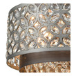 gold sphere pendant light ELK Lighting Pendant Weathered Zinc, Matte Silver Traditional