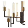 gold hanging light fixtures ELK Lighting Chandelier Oil Rubbed Bronze, Satin Brass Modern / Contemporary