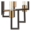 gold hanging light fixtures ELK Lighting Chandelier Oil Rubbed Bronze, Satin Brass Modern / Contemporary