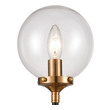 3 light wall sconce plug in ELK Lighting Sconce Matte Black, Antique Gold Modern / Contemporary