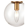 buy rattan pendant light ELK Lighting Mini Pendant Matte Black, Antique Gold Modern / Contemporary