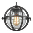 ceiling light covers ELK Lighting Mini Pendant Oil Rubbed Bronze Transitional