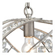 black and brass pendant lighting ELK Lighting Mini Pendant Weathered Zinc Transitional