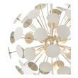 light lamp hanging ELK Lighting Pendant Matte White, Silver Leaf Modern / Contemporary
