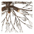 glass gold chandelier ELK Lighting Chandelier Sunglow Bronze Traditional