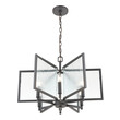 dome lights for kitchen ELK Lighting Pendant Charcoal Modern / Contemporary