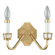 brass shade sconce ELK Lighting Sconce Antique Gold Leaf Traditional