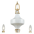white beaded light fixture ELK Lighting Chandelier Antique Gold Leaf Traditional