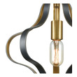 3 light pendant brass ELK Lighting Pendant Aged Bronze, Aged Brass Modern / Contemporary