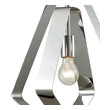 shaped light ELK Lighting Pendant Polished Chrome Modern / Contemporary
