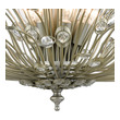 pretty chandeliers for bedrooms ELK Lighting Chandelier Aged Silver Traditional