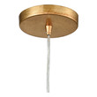 small light shades for ceiling lights ELK Lighting Mini Pendant Antique Gold Leaf Modern / Contemporary