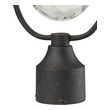 colored glass pendant lights ELK Lighting Post Mount Weathered Charcoal Traditional