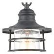 ceiling light for small kitchen ELK Lighting Hanging Aged Zinc Transitional
