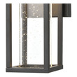 brass glass wall sconce ELK Lighting Sconce Matte Black Modern / Contemporary