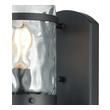 plug in candle wall sconce ELK Lighting Sconce Charcoal Black Transitional