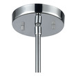 brass kitchen pendants ELK Lighting Mini Pendant Polished Chrome Modern / Contemporary