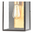 brushed bronze wall lights ELK Lighting Sconce Matte Black, Brushed Brass Modern / Contemporary