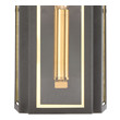 black sconce modern ELK Lighting Sconce Charcoal, Brushed Brass Transitional