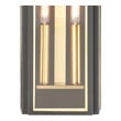 light stone wall ELK Lighting Sconce Charcoal, Brushed Brass Transitional
