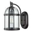 oil rubbed bronze outdoor wall lantern ELK Lighting Sconce Oil Rubbed Bronze Transitional