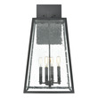 matte black wall lamp ELK Lighting Sconce Charcoal Transitional