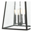 matte black wall lamp ELK Lighting Sconce Charcoal Transitional