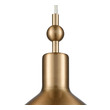 replace ceiling light with pendant ELK Lighting Mini Pendant Satin Brass Modern / Contemporary
